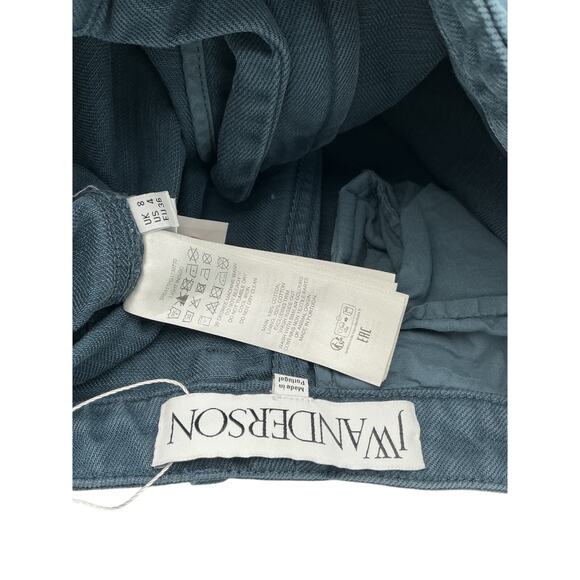 J.W. Anderson Blue Cotton High Waisted Cargo Short Size 4 - Picture 4 of 4